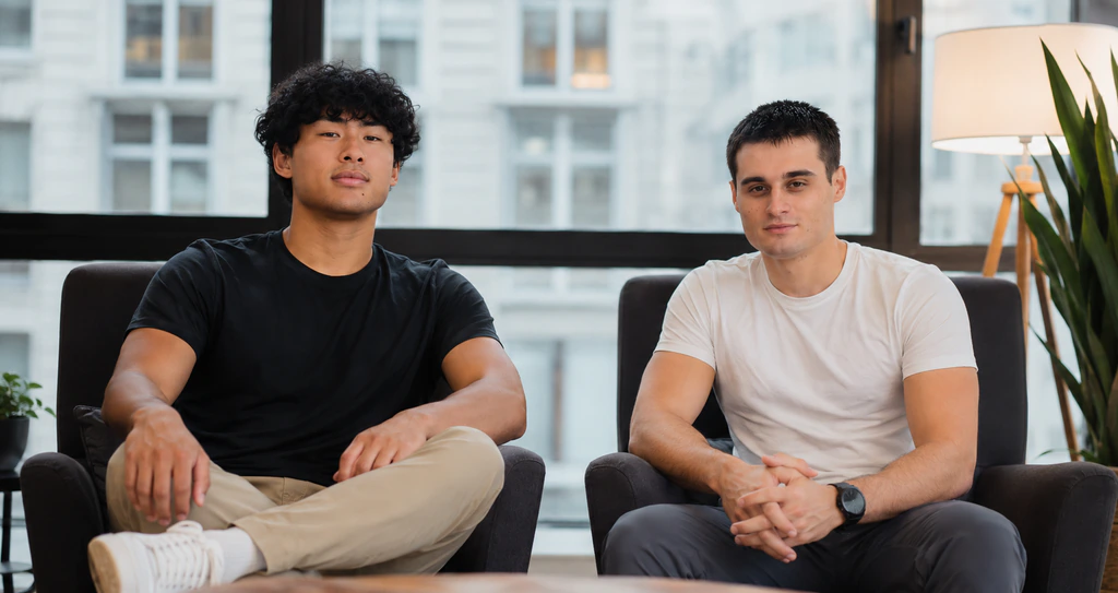 Matteo and Alessandro, MessageMind co-founders